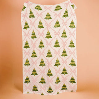 Twinkling Trees Cozy Dreams Luxe Blanket - Boutique Bella BellaChristmas Blanket