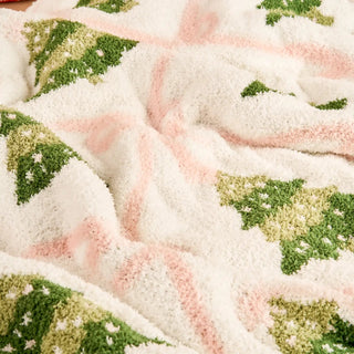 Twinkling Trees Cozy Dreams Luxe Blanket - Boutique Bella BellaChristmas Blanket
