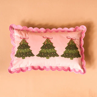 Twinkling Trees Throw Pillow - Boutique Bella BellaChristmas Pillow