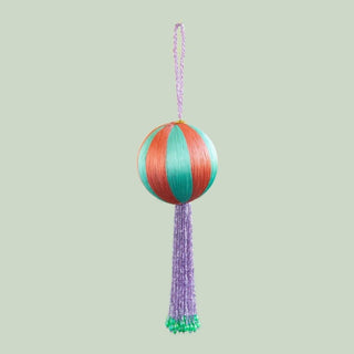 Twirl & Twinkle Tail Ball Ornament 4" - Assorted Park Hill Collection - Boutique Bella BellaChristmas
