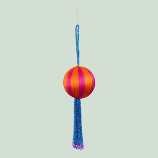 Twirl & Twinkle Tail Ball Ornament 4" - Assorted Park Hill Collection - Boutique Bella BellaChristmas