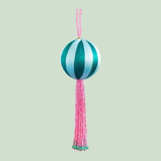 Twirl & Twinkle Tail Ball Ornament 4" - Assorted Park Hill Collection - Boutique Bella BellaChristmas