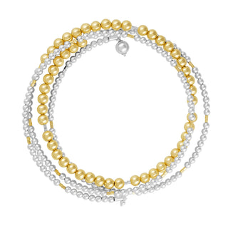 Two Tone Beaded Wrap Choker - Boutique Bella BellaNecklace