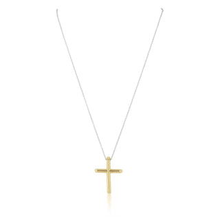 Two Tone Cross - Boutique Bella BellaNecklace