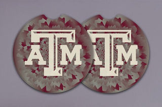 TX A&M Tie Dye Car Coaster - Boutique Bella BellaCar Coasters