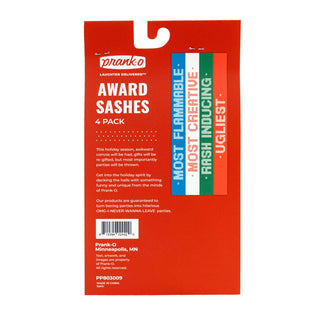 Ugly Sweater Award Sashes - Boutique Bella Bellasash set