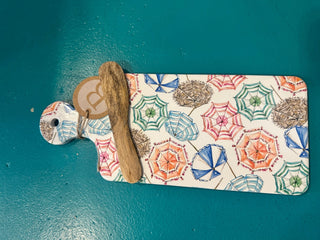 Umbrellas Cuterie Set - Boutique Bella BellaCutting Board
