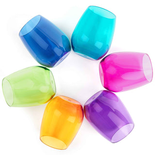 Unbreakable Acrylic Stemless Wine Glasses - JEWEL - Boutique Bella Bellastemless wine glass