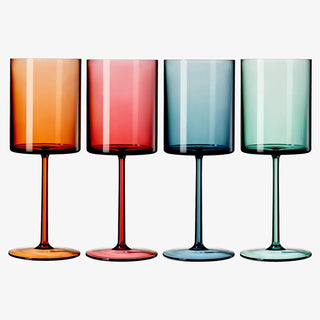 Unbreakable Stemmed Square Tritan Acrylic Premium Barware Gift-WS - Boutique Bella BellaWine glass set