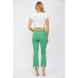 Under The Sea Fringe Jeans - Boutique Bella Bellajeans