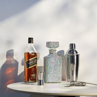 Unique Diamond Rhinestone Decanter 730 Ml Luxurious Whiskey Tequila Wine Decanter Dazzling All Over - Boutique Bella Bella