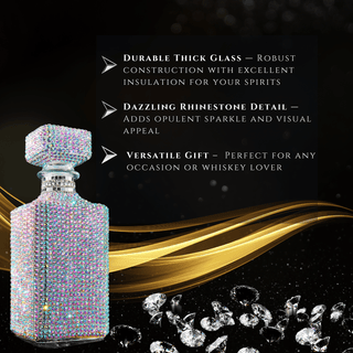 Unique Diamond Rhinestone Decanter | Bling 730 mL - Boutique Bella BellaDecanter