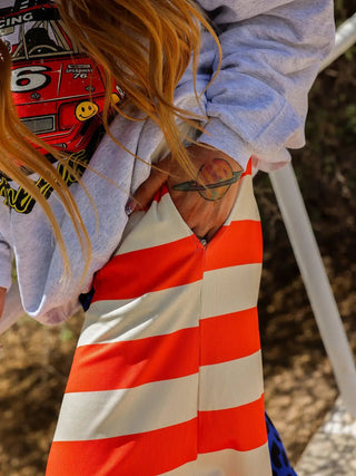 Unleash Your Beast Half&Half Cropped Pants - Boutique Bella BellaBottoms