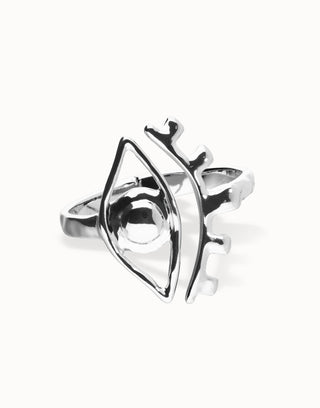Uno de 50 Bangle bracelet with a striking central eye - Boutique Bella BellaBracelet