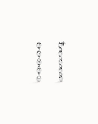 Uno De 50 Drop earrings with bead shaped links Silver - Boutique Bella BellaUno de 50 - Earrings