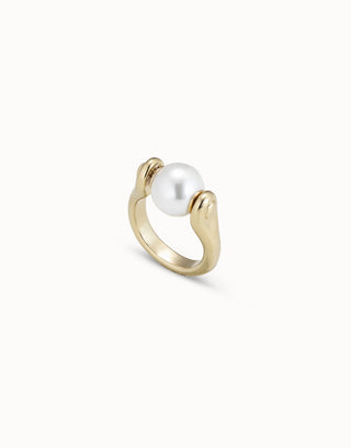 Uno De 50 Ring with small pearl - Boutique Bella BellaUno De 50 - Ring