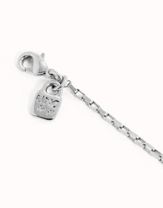 Uno De 50 Short link chain charm necklace Silver - Boutique Bella BellaUno de 50 - Necklace