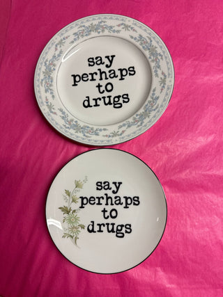 Upcycled Funny Quote Plates - Boutique Bella BellaPlate