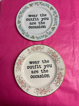 Upcycled Funny Quote Plates - Boutique Bella BellaPlate