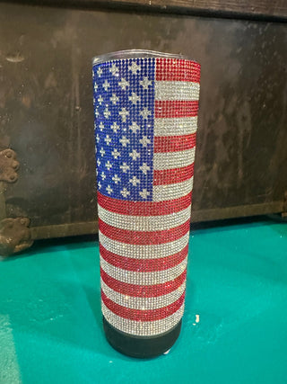 USA Crystal Speaker Tumbler - Boutique Bella BellaTumbler