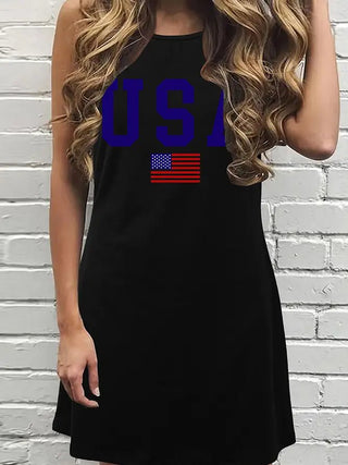 USA Flag Tank Dress - Boutique Bella BellaDress