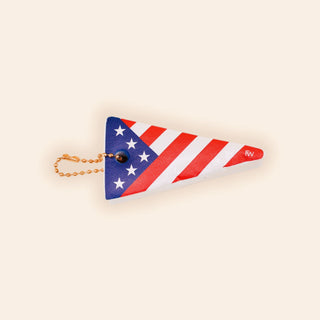 USA Sail Flag Floating Keychain - Boutique Bella BellaKeychain