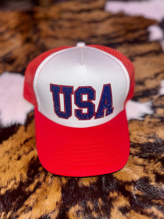 USA Trucker Hat - Boutique Bella Bellahats