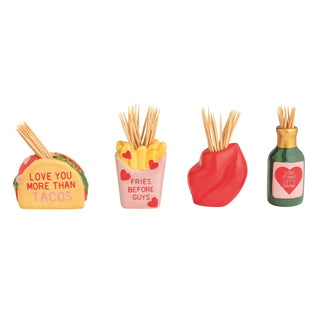 Valentine's Toothpick Caddy Sets - Assorted - Boutique Bella BellaValentines