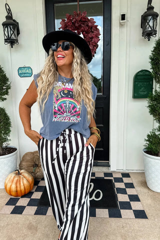 Vertical Vibes Stripe Pants - Boutique Bella Bellapants