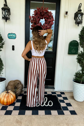Vertical Vibes Stripe Pants - Boutique Bella Bellapants