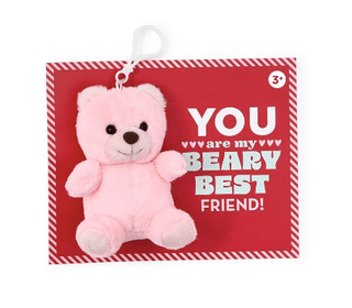 Very Beary Plush Bear on Card - Boutique Bella Bellabear plush