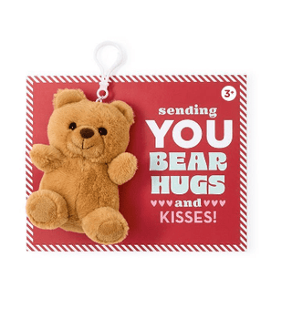 Very Beary Plush Bear on Card - Boutique Bella Bellabear plush