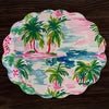 VIDA Palm Trees Reversible Round Placemats Set of 4 - Boutique Bella BellaPlacemats