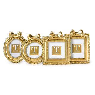 Vintage Gold Bow Mini Photo Frame - Boutique Bella BellaPICTURE FRAME
