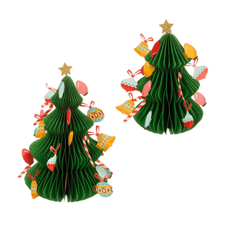 Vintage Honeycomb Tree Set - Boutique Bella BellaChristmas Decor
