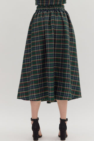 Vintage Inspired Tartan Skirt - Boutique Bella BellaSkirt