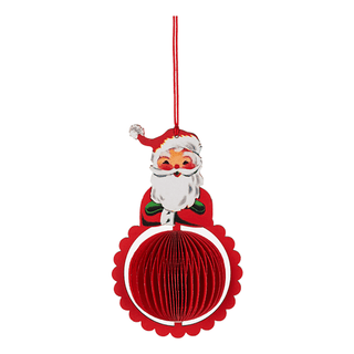 Vintage Santa Ornament 6-piece Pack, Paper Ganz - Boutique Bella BellaChristmas Decor