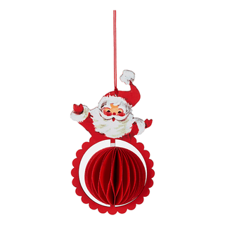 Vintage Santa Ornament 6-piece Pack, Paper Ganz - Boutique Bella BellaChristmas Decor