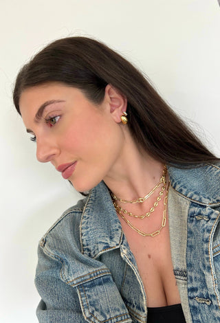 Viola Cz Huggies - Boutique Bella BellaEarrings