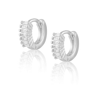Viola Cz Huggies - Boutique Bella BellaEarrings