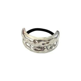 Violet Hair Tie - Silver - Boutique Bella BellaHair Tie