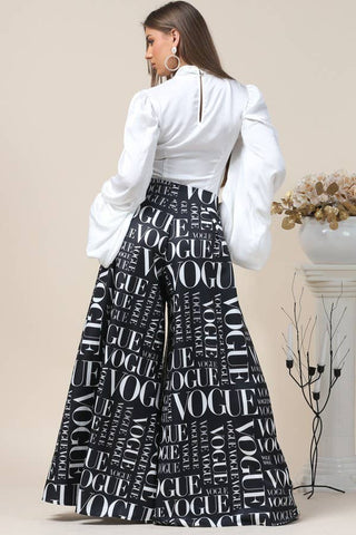 Vogue Black Palazzo Pants - Boutique Bella BellaPants