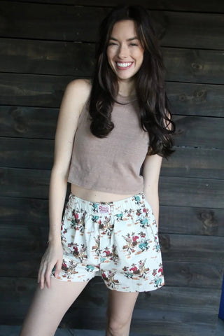 Wagon Wheel Shorts - Boutique Bella BellaShorts