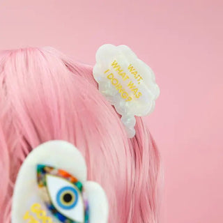 Wait What Was I Doing? - Acetate Hair Claw Clip - Boutique Bella BellaClaw Clip