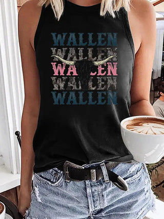 Wallen Graphic Tank Top - Boutique Bella BellaTank Top