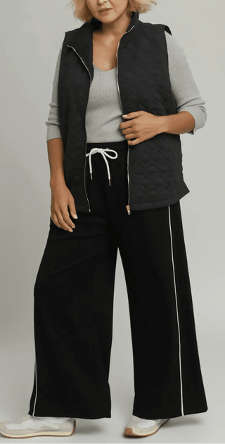 Wanderlight Quilted Vest - Black - Boutique Bella BellaVest