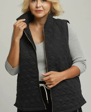 Wanderlight Quilted Vest - Black - Boutique Bella BellaVest
