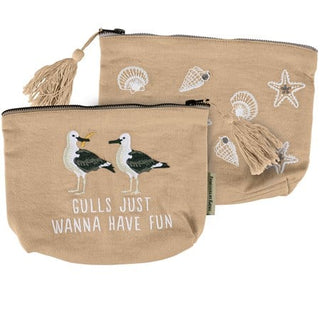 Wanna Have Fun Zipper Pouch - Boutique Bella Bellapouch