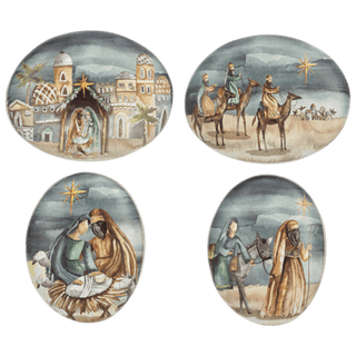Watercolor Nativity Stones - Boutique Bella BellaArt Stone