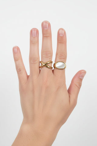 Waterproof Luxe Chunky Pearl Ring - Boutique Bella BellaRing